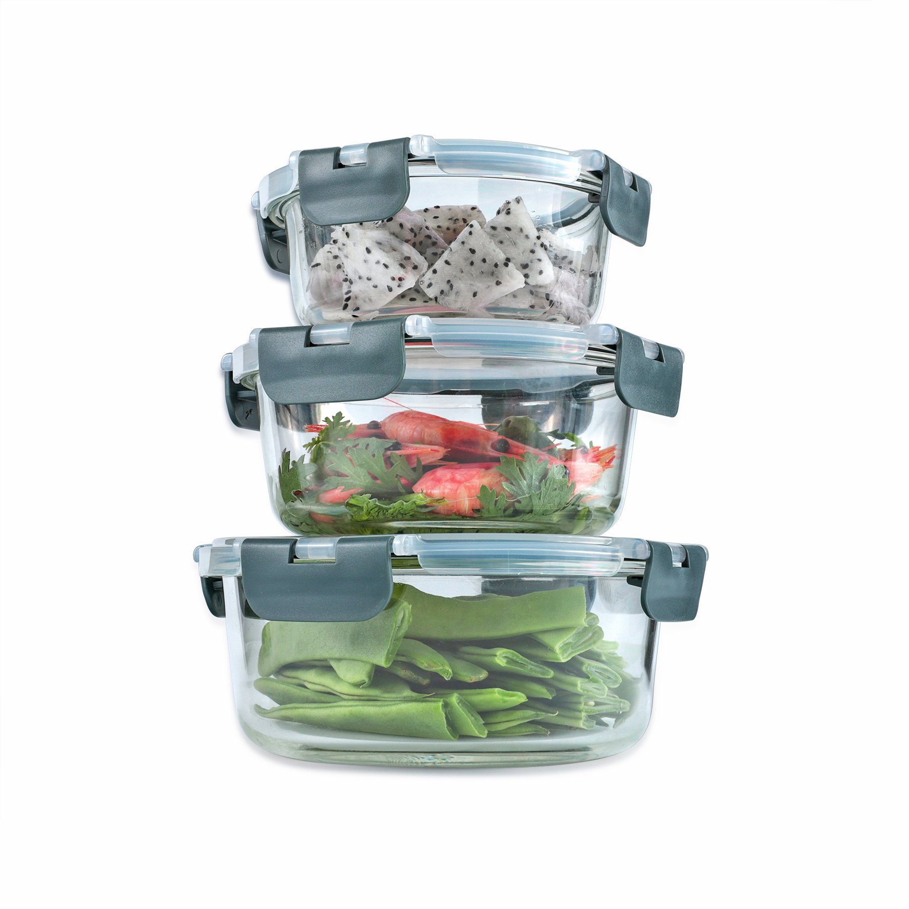 hot sale Bento Lunch Box with Lunch Bag/Food Storage Containers Glass Perfect for Meal Prep BPA Free