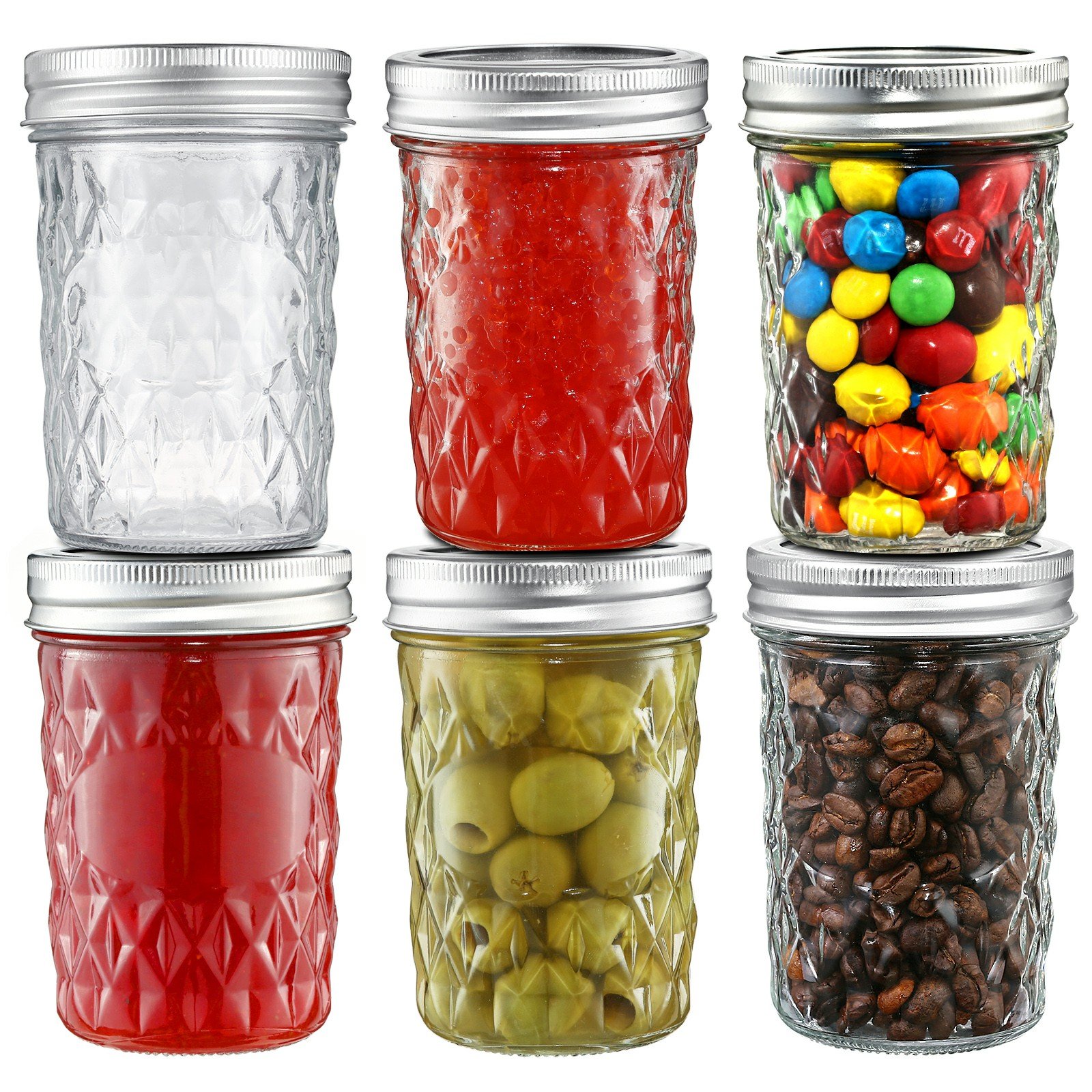 Food Savers Salad Jam Vegetable Storage Containers Sealed Canning Juice Engraved Bottles With Lid And Straw Jar Glass Cups Mugs