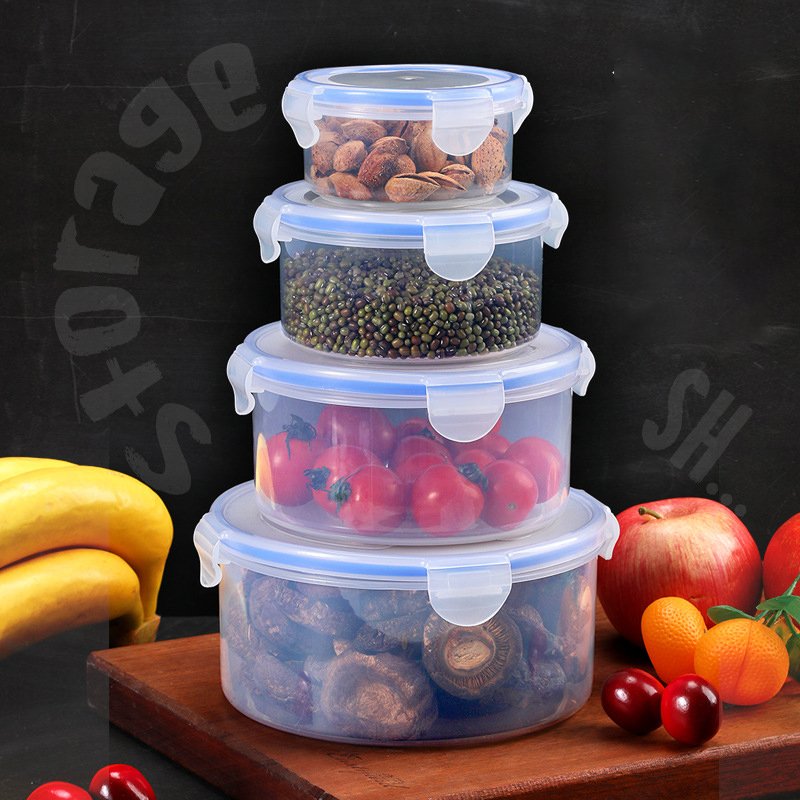 Transparent Plastic Airtight Kitchen Food Storage container