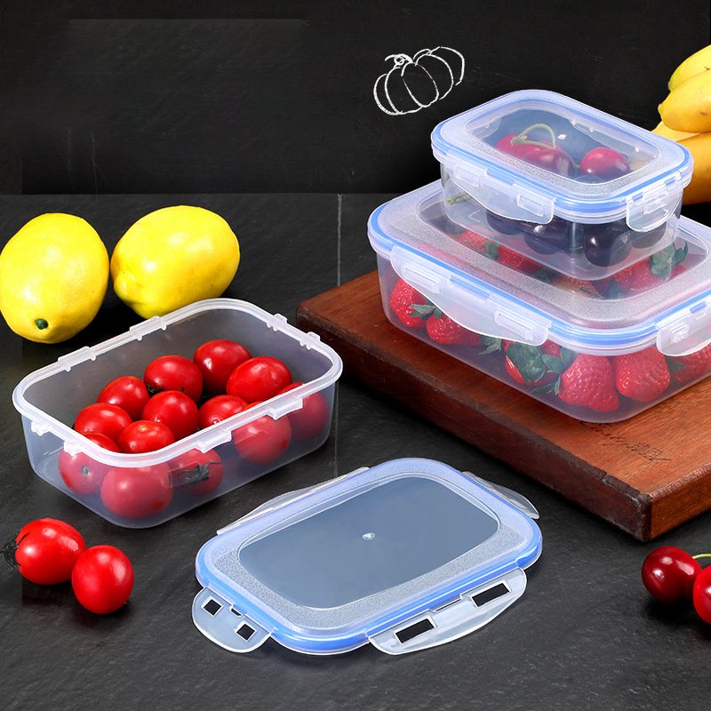 Transparent Plastic Airtight Kitchen Food Storage container