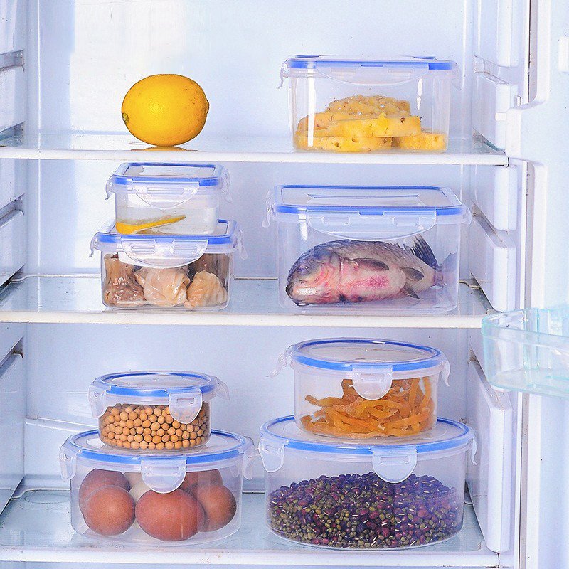 Transparent Plastic Airtight Kitchen Food Storage container