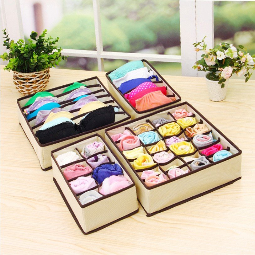Simple Houseware 4 Pack Closet House Organizer underwear storage box