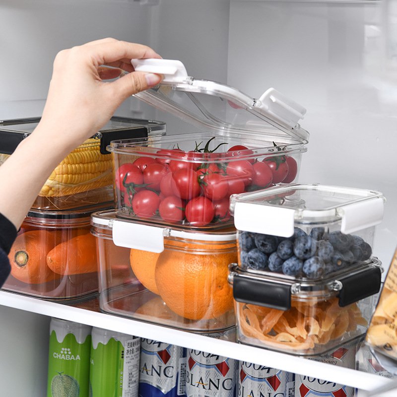 Multifunctional products PP large food storage boxs Fruit and vegetable storage containers cooked food preservation bins