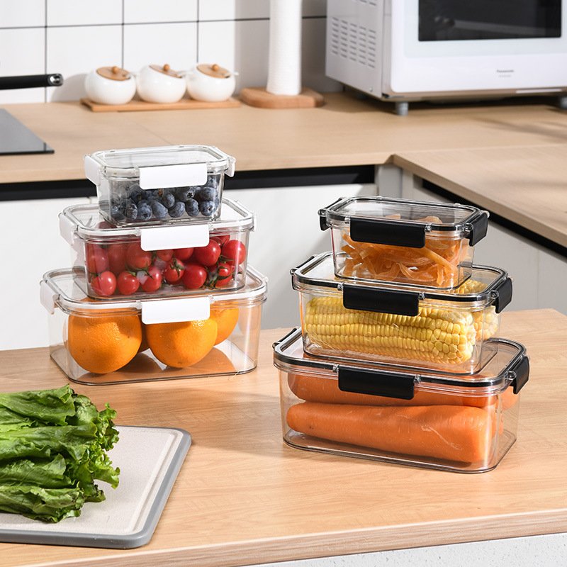 Multifunctional products PP large food storage boxs Fruit and vegetable storage containers cooked food preservation bins