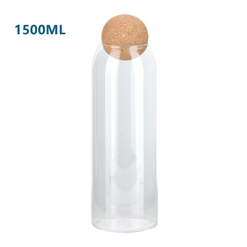 Cute Decorative Organizer Storage Container Bottle Jar Glass Minimalist Cover Flexible Glass Jars with Bamboo Wooden Lids 100pcs