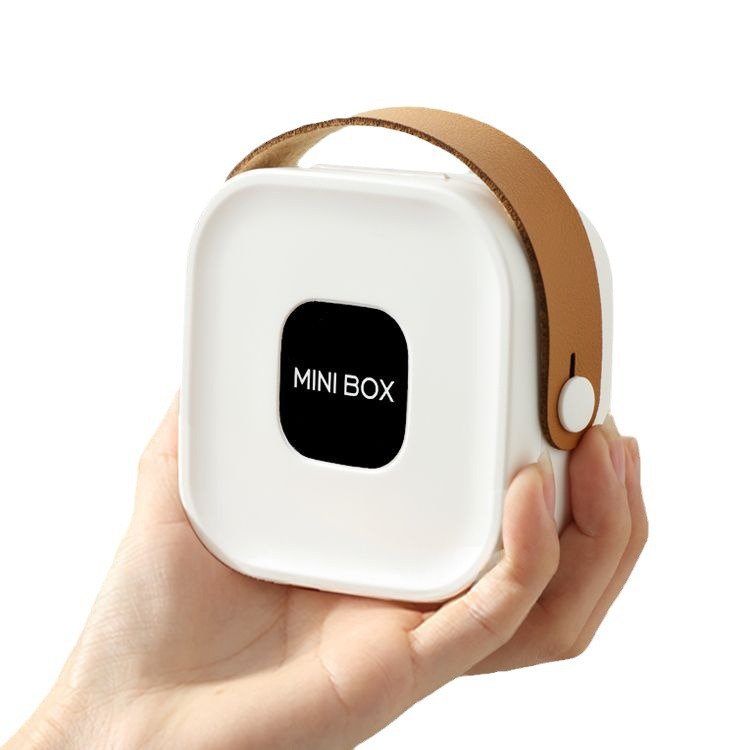 Portable Multi-Functional Office Organizer Modern Design Square Storage Box for Flexible Data Cable Bluetooth Headphone Charger