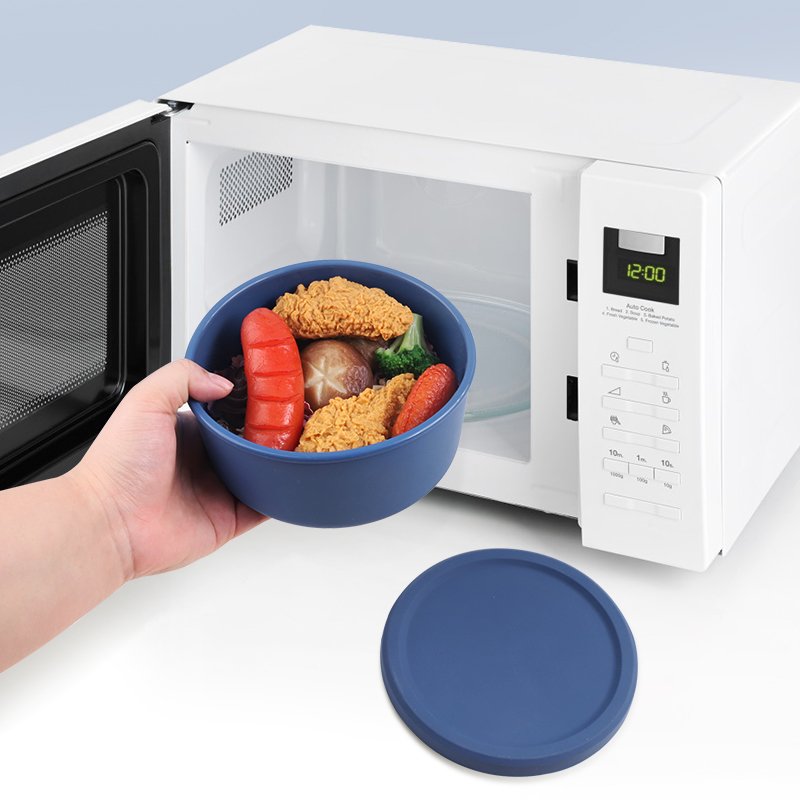 Food Storage Containers With Lids 4PCS Silicone stackable Lunch Box Airtight Vacuum Seal Freezer Microwavable Food Containers