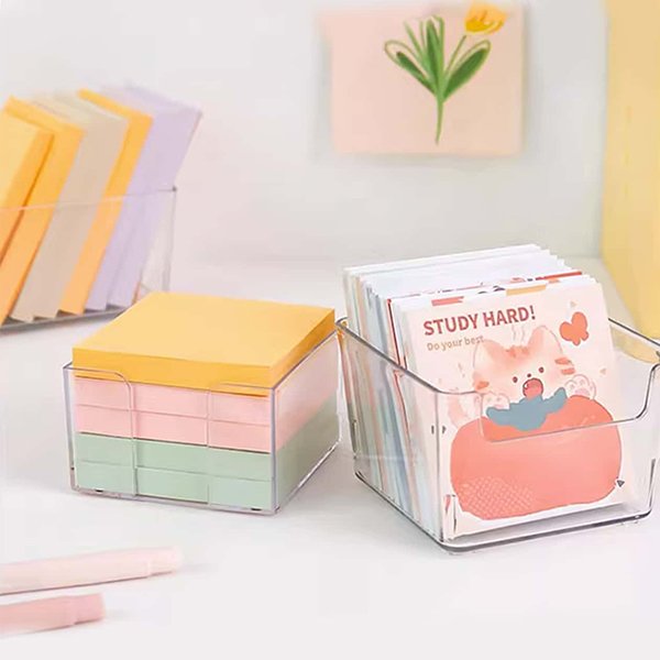 High Quality Eco-Friendly PET Plastic Square Storage Container for Facial Care Transparent with Modern Design for Household Use