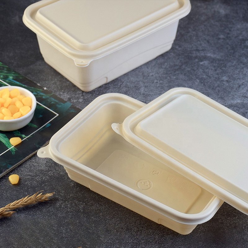 Factory Direct Sales Biodegradable Cornstarch Box Cornstarch Food Packaging For Food