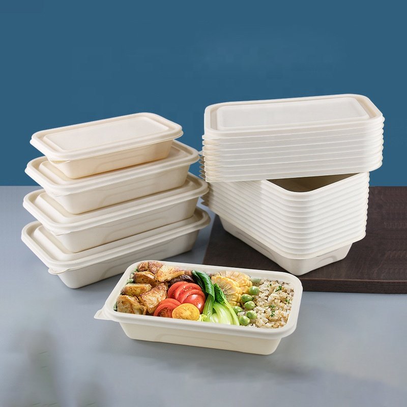 Factory Direct Sales Biodegradable Cornstarch Box Cornstarch Food Packaging For Food