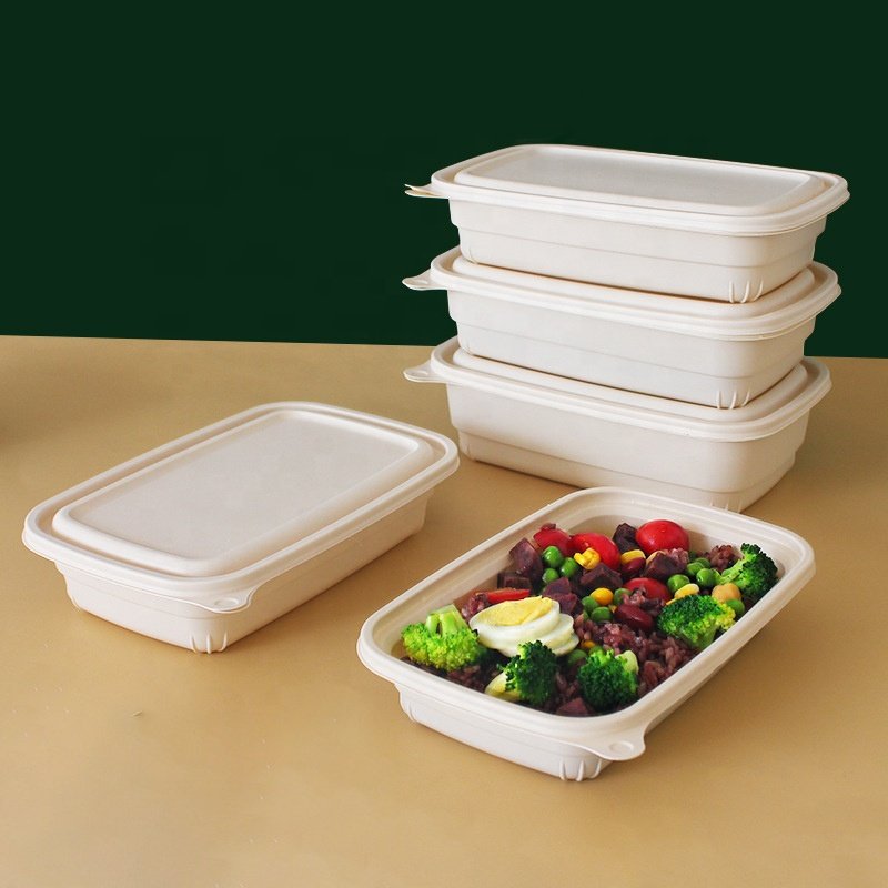 Factory Direct Sales Biodegradable Cornstarch Box Cornstarch Food Packaging For Food