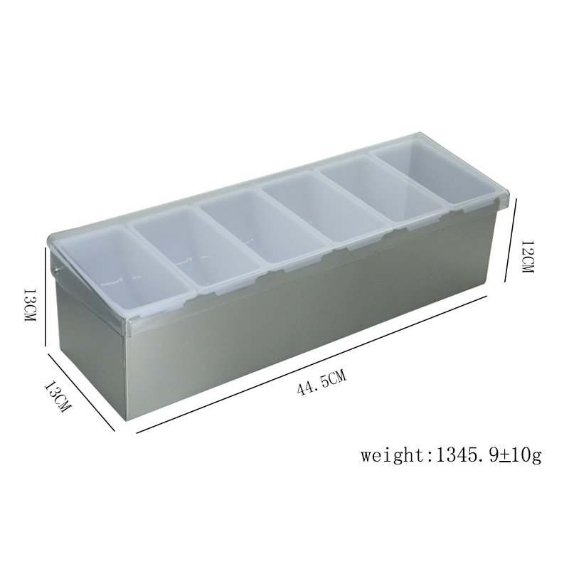 High Quality Seasoning Box Stainless Steel Food Grade Fruit Box for Bar Kitchen Home