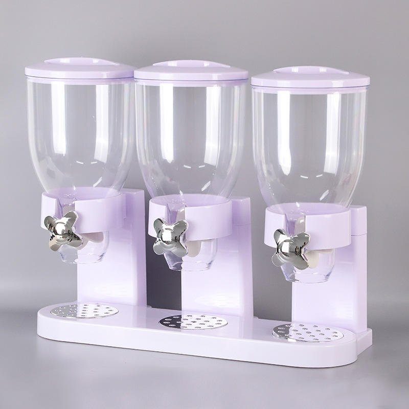 Food Storage Dispense Grains Rice Oats Candy Nuts Cereal Containers Coffee Bean Plastic Storage bulk dry food dispenser