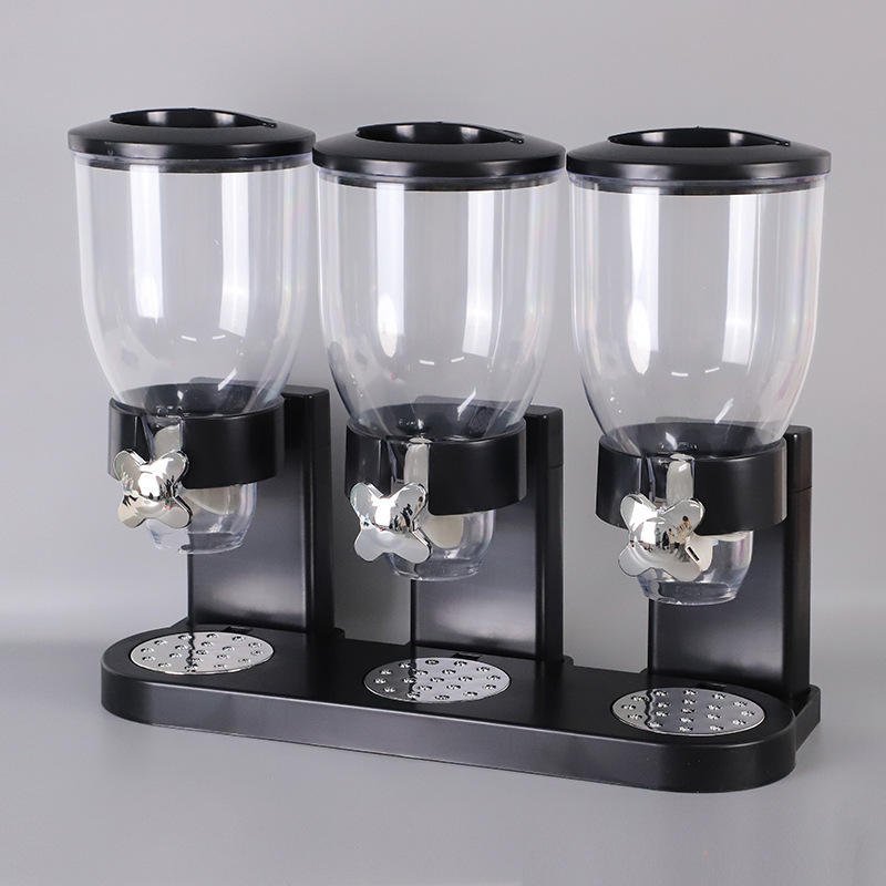 Food Storage Dispense Grains Rice Oats Candy Nuts Cereal Containers Coffee Bean Plastic Storage bulk dry food dispenser