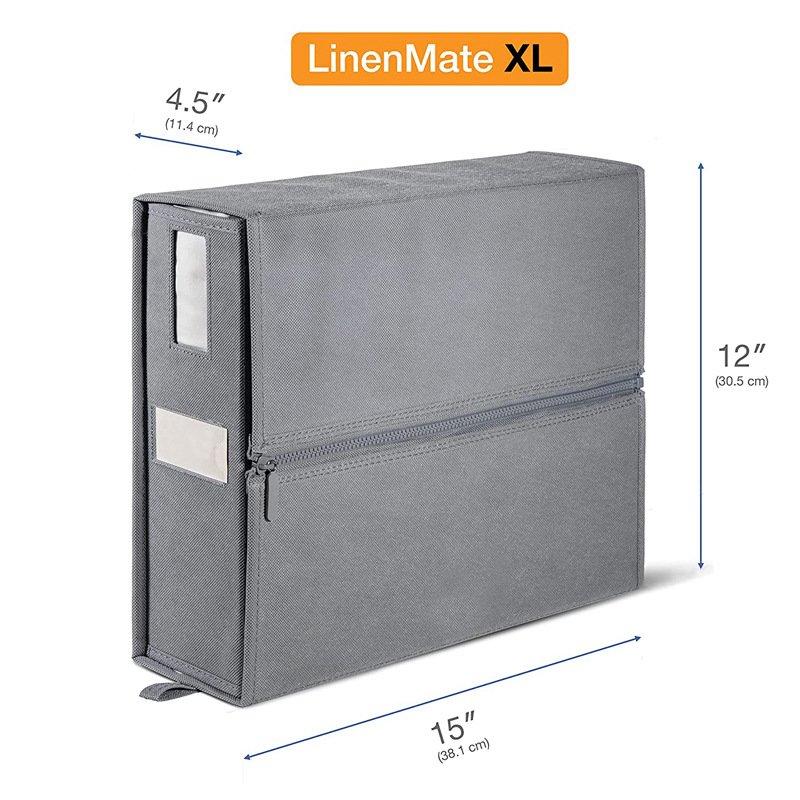 Fabric Cardboard Quilt Bed Sheet Storage Box Folding Bedding Storage Bins Bed Sheet Organizers and Storage