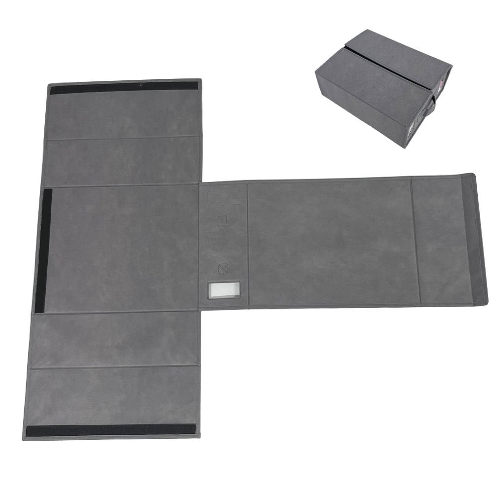Fabric Cardboard Quilt Bed Sheet Storage Box Folding Bedding Storage Bins Bed Sheet Organizers and Storage
