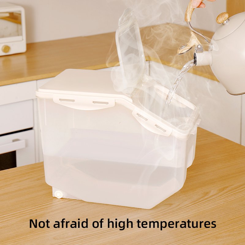 Plastic Moisture Proof Airtight Food Container Cereal Grain Organizer Box Rice Bucket Storage Boxes & Bins for kitchen