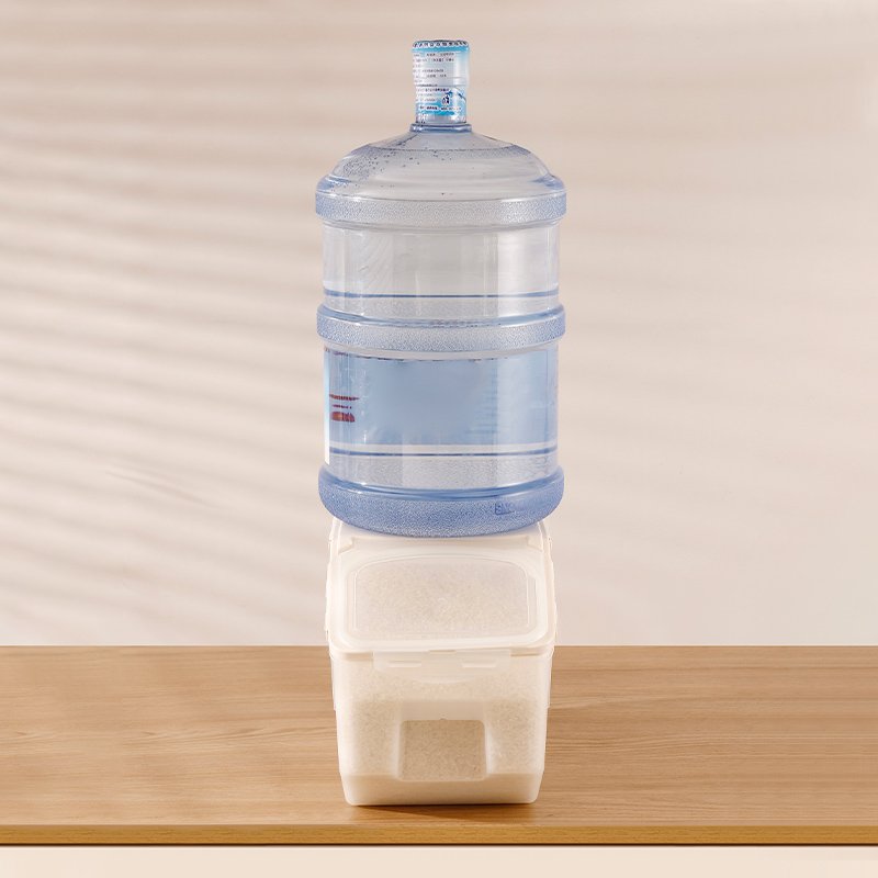 Plastic Moisture Proof Airtight Food Container Cereal Grain Organizer Box Rice Bucket Storage Boxes & Bins for kitchen