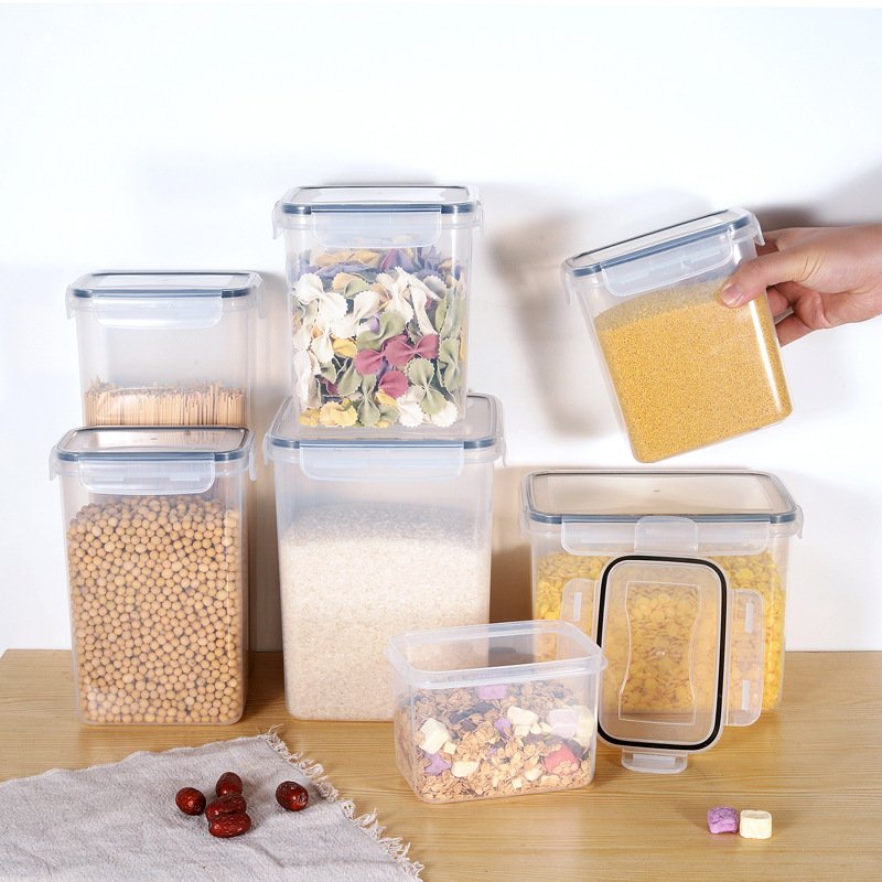 24pcs Set BPA Free Plastic Storage Bin Box Stackable Kitchen Organizer Food Storage Containers