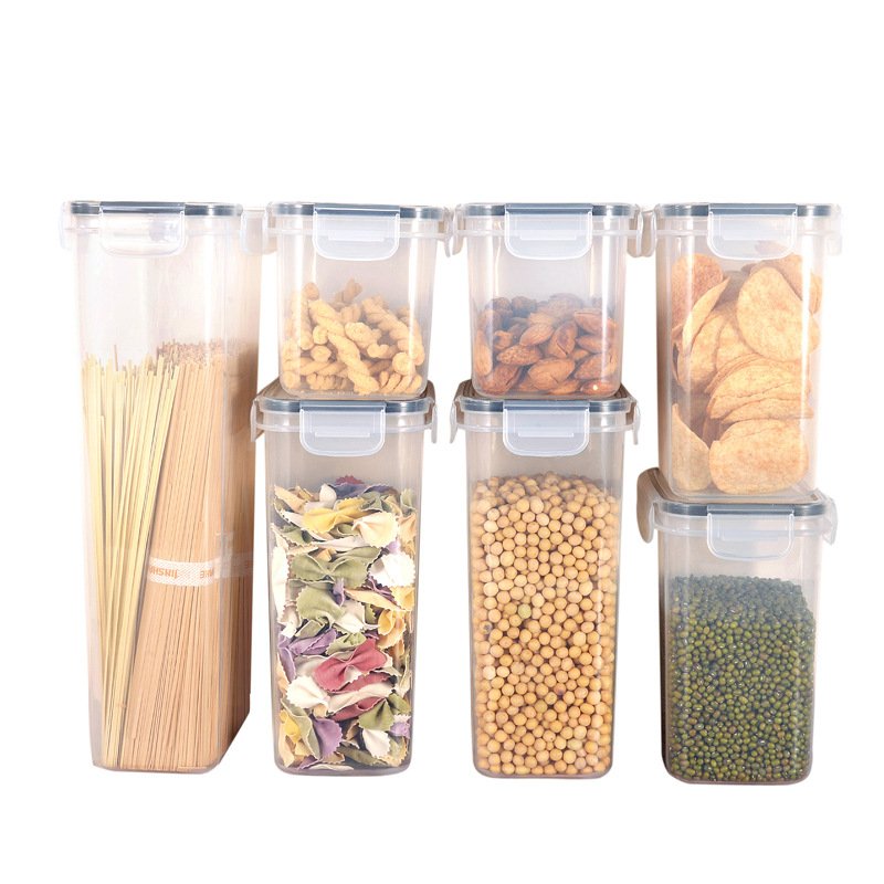 24pcs Set BPA Free Plastic Storage Bin Box Stackable Kitchen Organizer Food Storage Containers