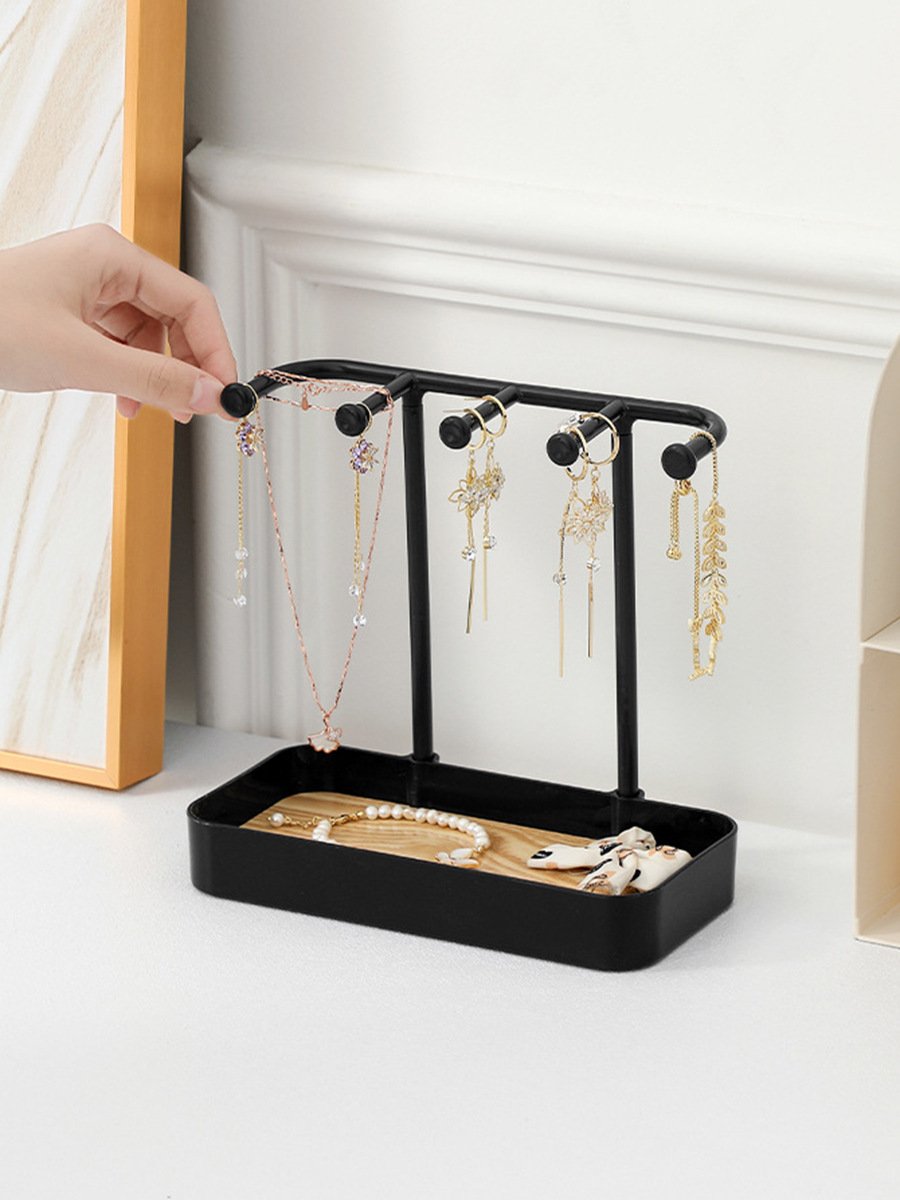 Jewelry storage rack wholesale plastic multifunctional ring earrings desktop storage box