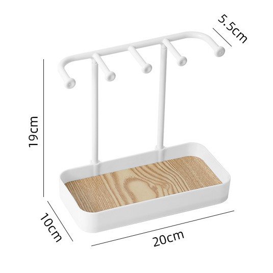 Jewelry storage rack wholesale plastic multifunctional ring earrings desktop storage box