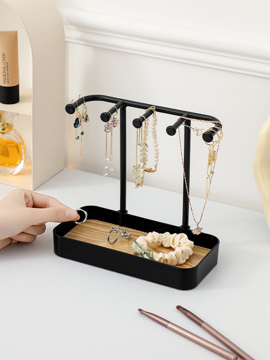 Jewelry storage rack wholesale plastic multifunctional ring earrings desktop storage box