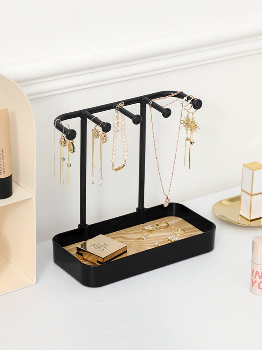 Jewelry storage rack wholesale plastic multifunctional ring earrings desktop storage box