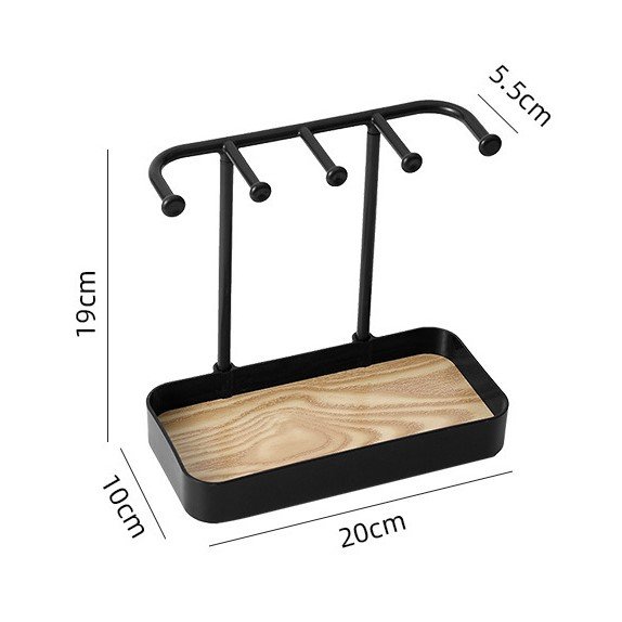 Jewelry storage rack wholesale plastic multifunctional ring earrings desktop storage box