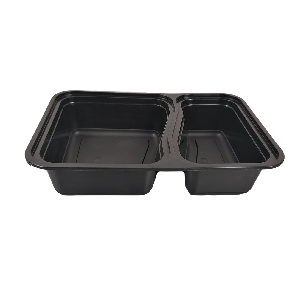 33Oz Disposable Plastic Meal Prep Lunch Box Containers Food Storage Bento Box With Lid
