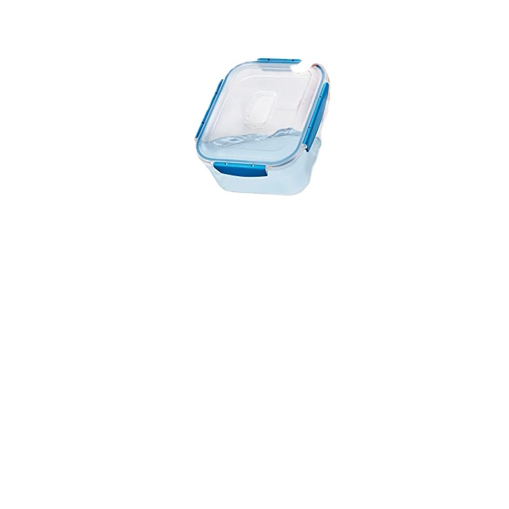 2022 News Nest Lock Plastic Food Storage Container Set with Lockable Airtight Leakproof Lids, 10-piece, Multicolored
