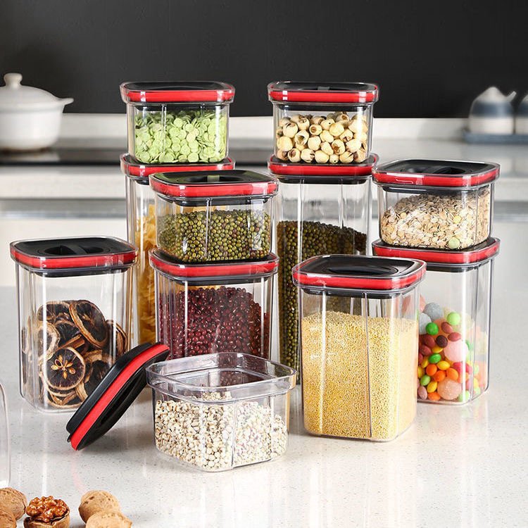 Useful Things for Kitchen Storage Box Plastic Organizing Boxes Food Storage Containers & Organization Gadgets Accessories Home