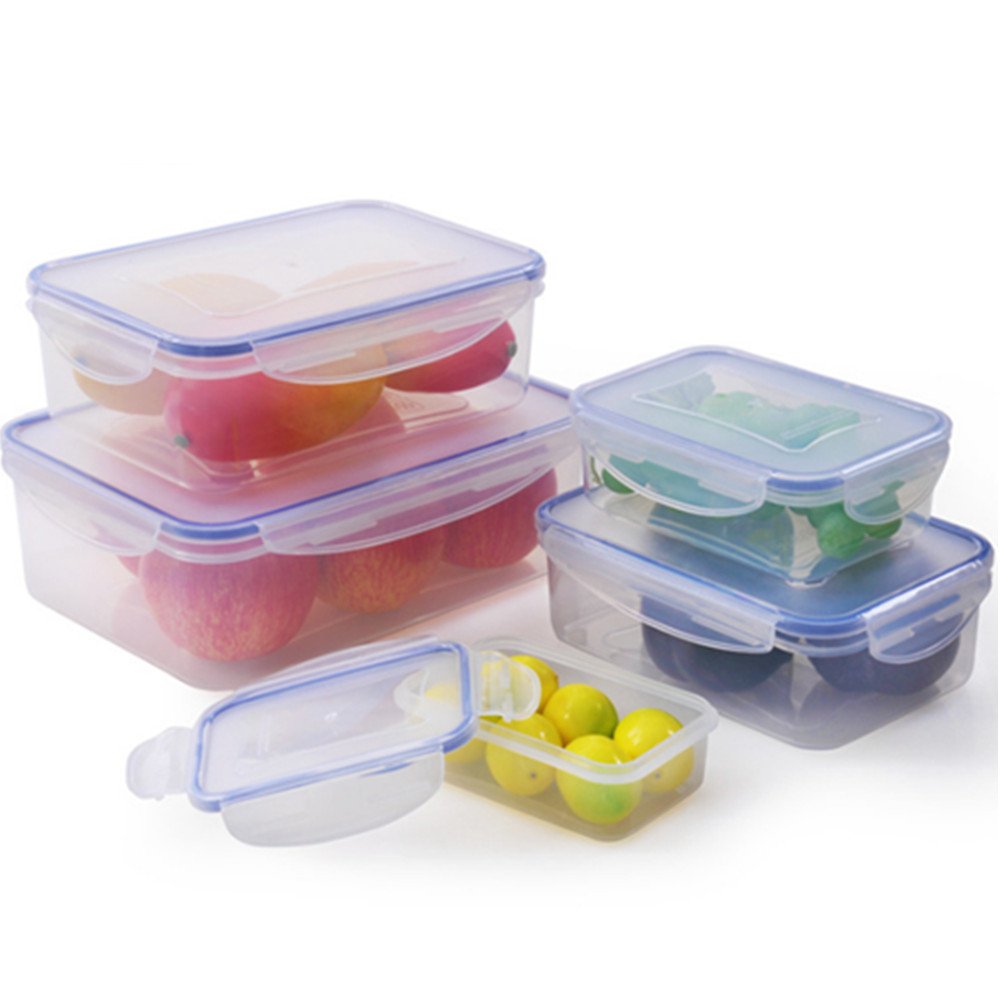 Cookware sets airtight keep Fresh BPA free plastic food storage container food storage box holders microwave food box