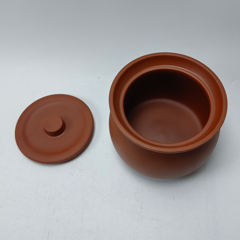 hot-selling red clay storage can with lid terracotta 550 ml water capacity popular candy and food storage jar