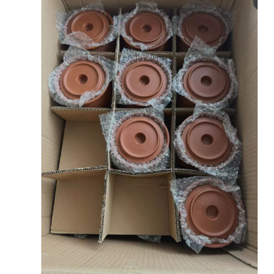 hot-selling red clay storage can with lid terracotta 550 ml water capacity popular candy and food storage jar