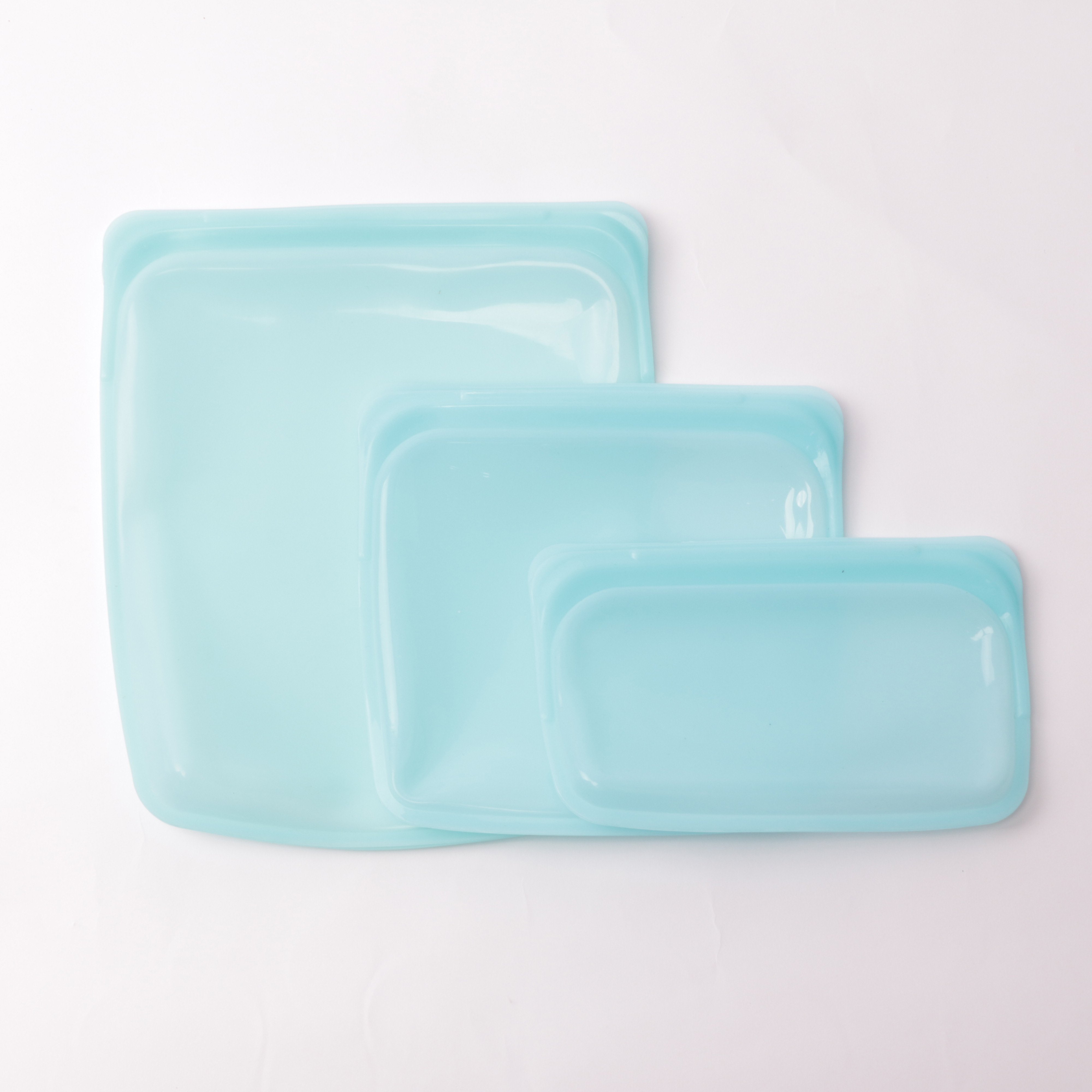Reusable Silicone Food Bag Freezer Zipper Fresh Food Delivery Preservation Packaging Bag Airtight Seal Food Storage Bag