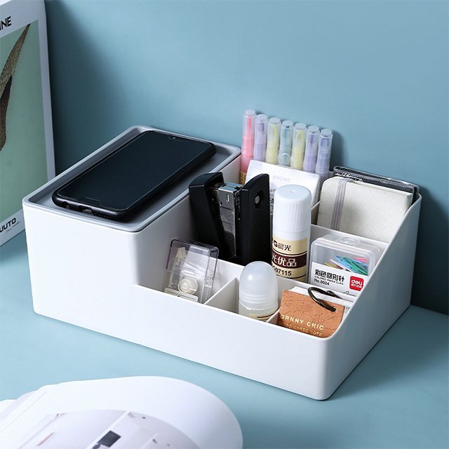 JILEN- Multifunction Desktop storage box set design Lipstick case Storage box