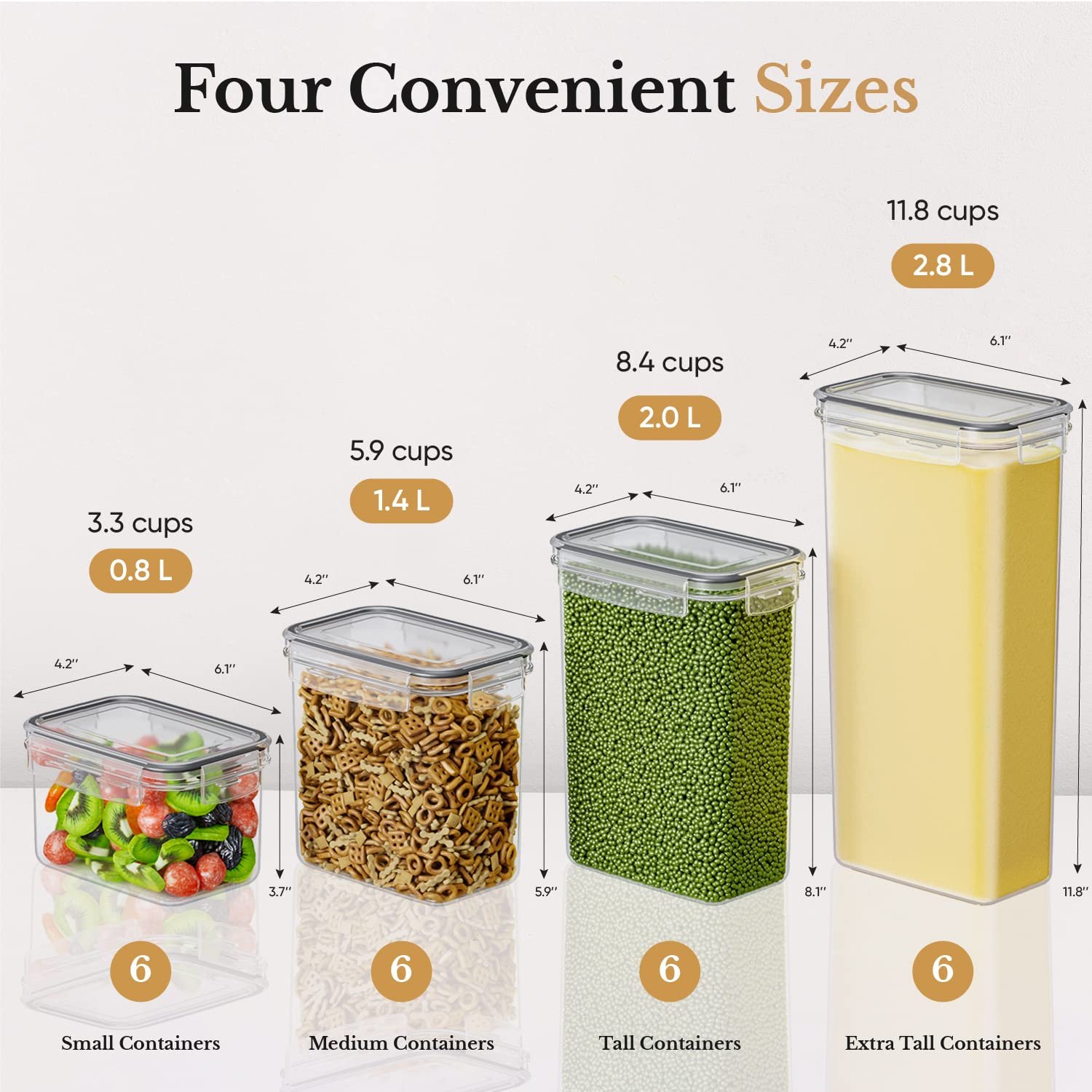 best seller airtight fridge food storage organizer containers set with lids for refrigerator