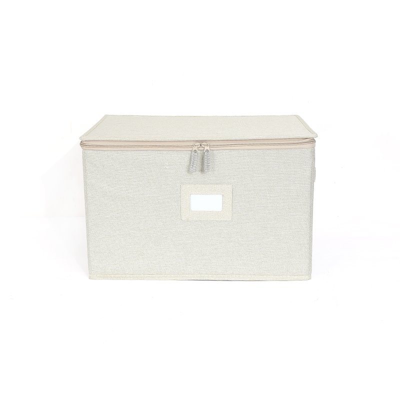 Custom folding large integrated storage box, kitchen storage with lid glass box