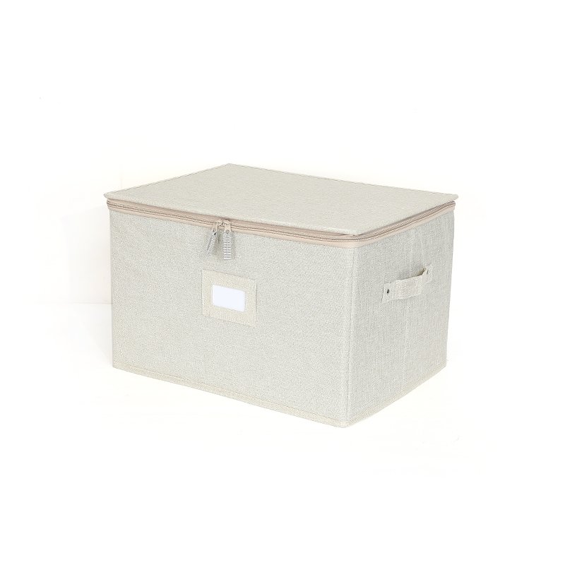 Custom folding large integrated storage box, kitchen storage with lid glass box