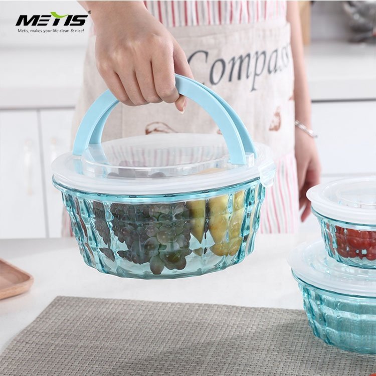 METIS high performance clear Plastic Food Container Fresh Food Crisper Food container lunch box