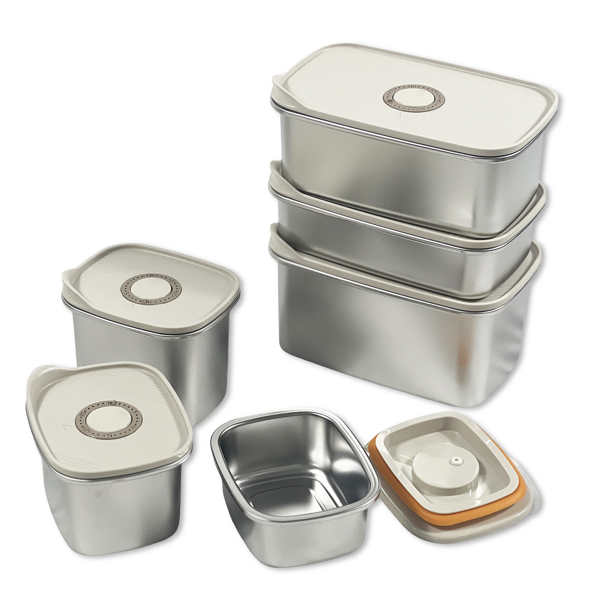 zhongte Supplier Kitchen Fresh Vegetable Fruit Container Food Grade Lunch Box Refrigerator Preservation Food Storage Box
