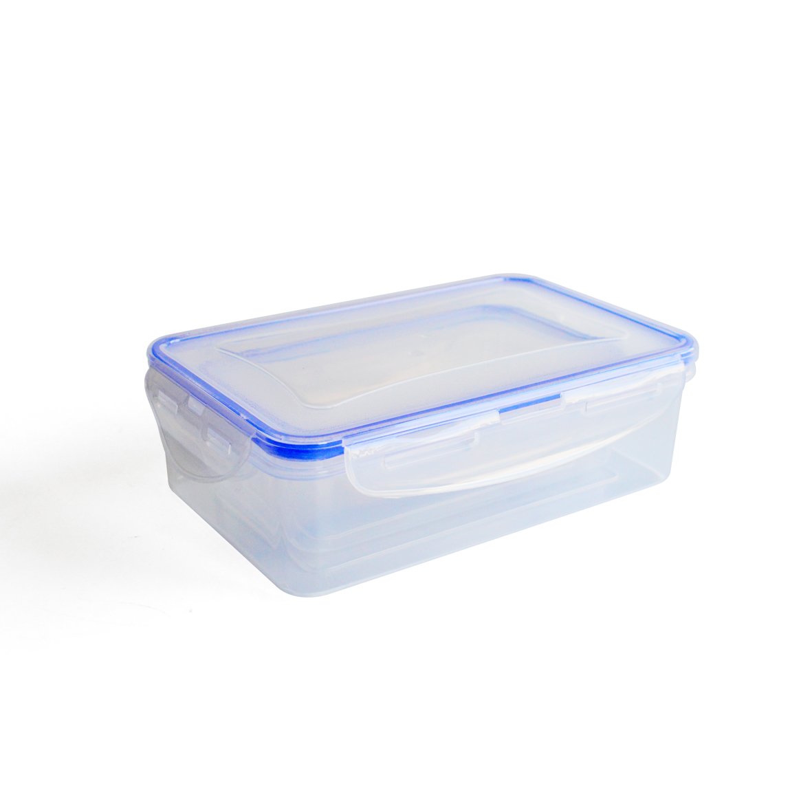 Customizes kitchen transparent sealed plastic clear container food storage box with lid