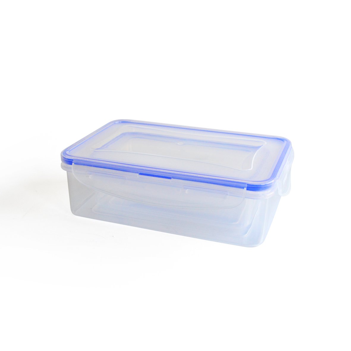 Customizes kitchen transparent sealed plastic clear container food storage box with lid
