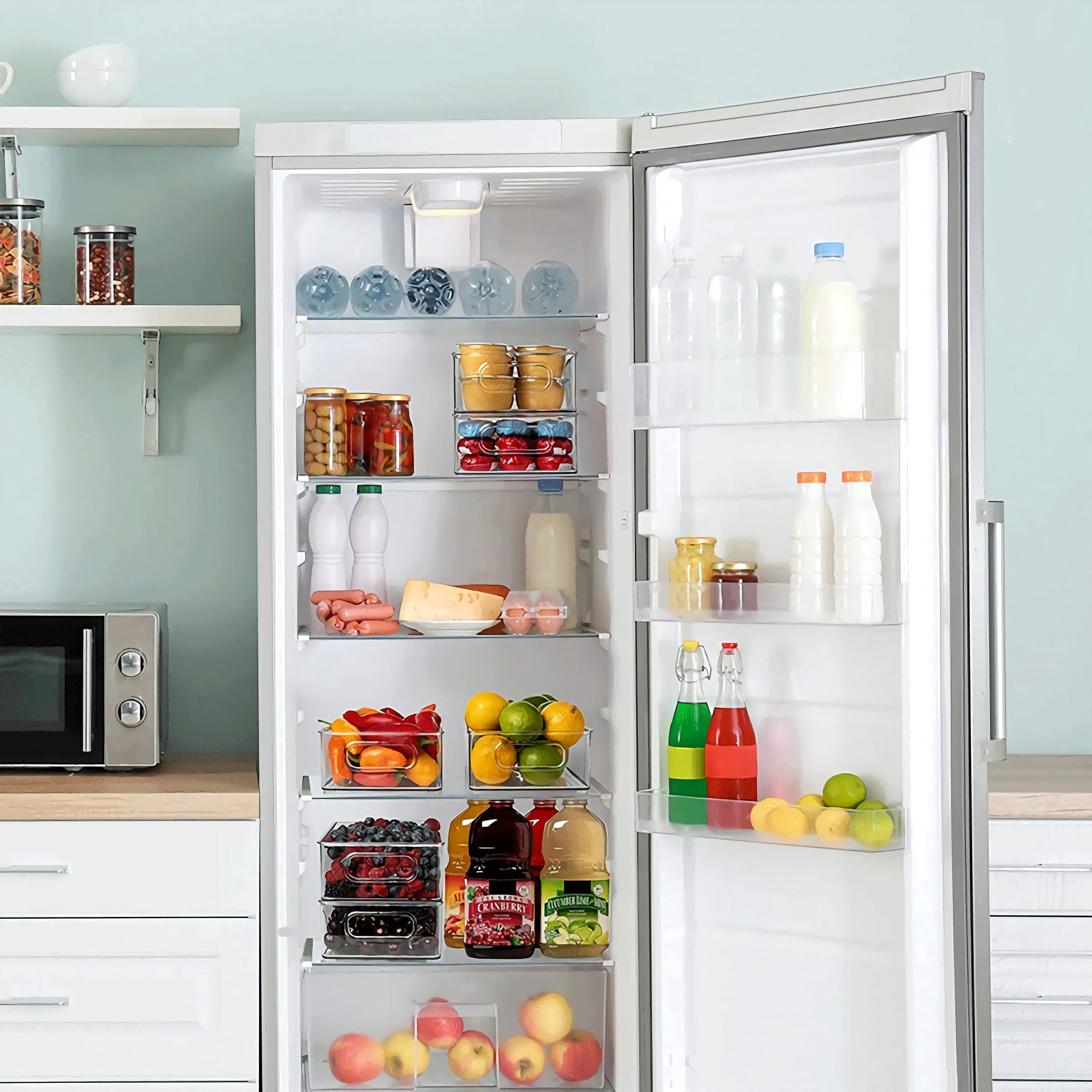 kitchen food storage containers for kitchen organization fridge storage containers organizer set storage box bin