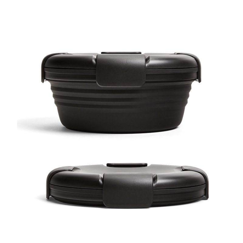 New Arrival 1100ML Silicone Foldable Fresh Keeping Lunch Box Portable Food Storage Container for Adult and Kids
