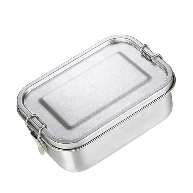 Factory Price Directly Supplies 304 Stainless Steel Food Containers Outdoor Lunch Box with Compartment Tiffin Box