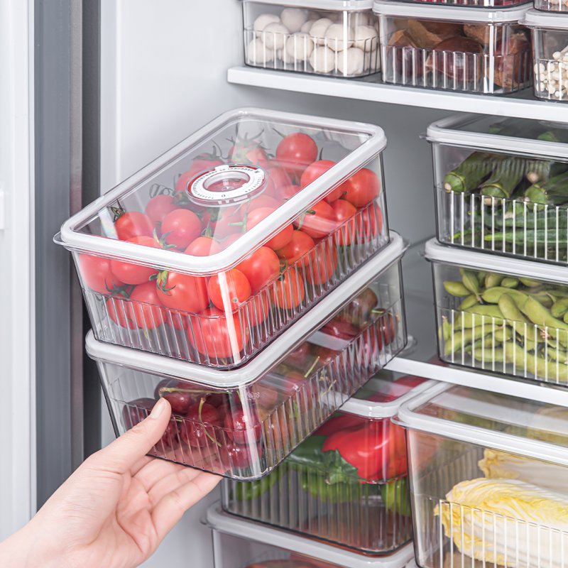 Wannuo Prevent odor mixing refrigerator organizer bin Fresh-keeping food storage boxes