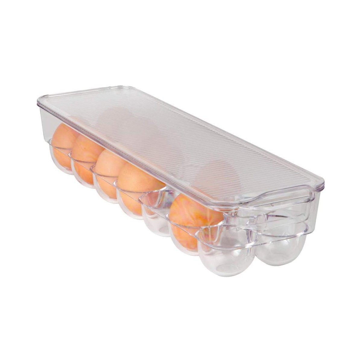 Bins Refrigerator Organizer Eggs Storage Bins Refrigerator Organizer Plastic Eggs Storage Box with Handles Pantry