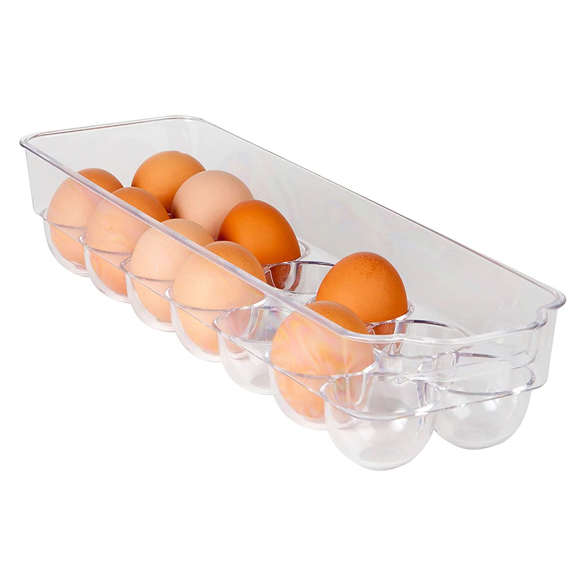 Bins Refrigerator Organizer Eggs Storage Bins Refrigerator Organizer Plastic Eggs Storage Box with Handles Pantry